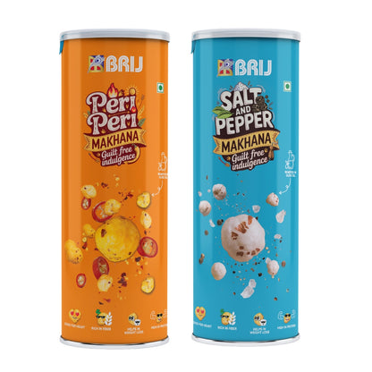 Makhana Combo (Peri Peri + Salt and Pepper)