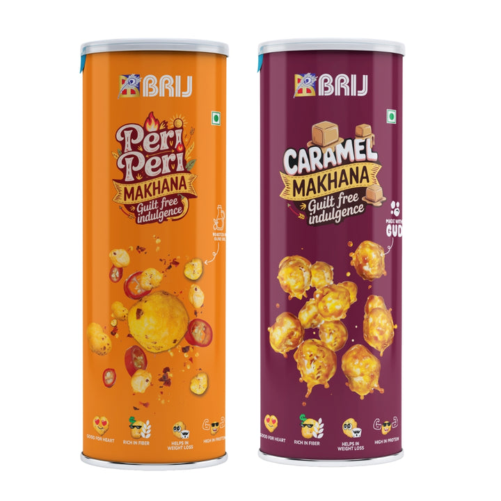 Makhana Combo (Peri Peri + Caramel)