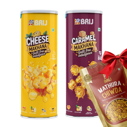 Cheese + Caramel Makhana with Namkeen Offer